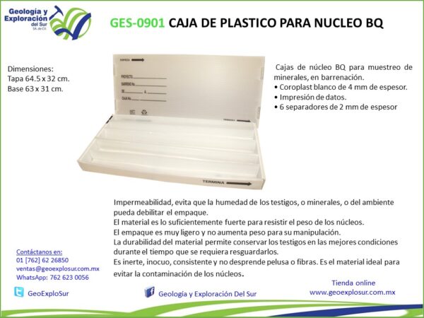 BQ CAJA DE PLÁSTICO PARA NÚCLEO - Image 2