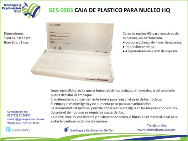 HQ CAJA DE PLÁSTICO PARA NÚCLEO - Image 2