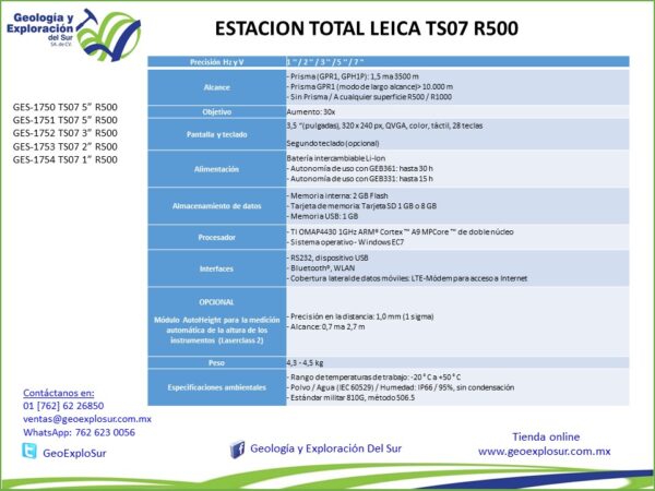 LEICA TS07 R500 ESTACIÓN TOTAL - Image 5