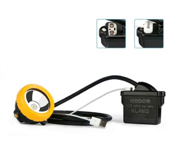 LAMPARA MINERA DE CORDÓN KL4MS