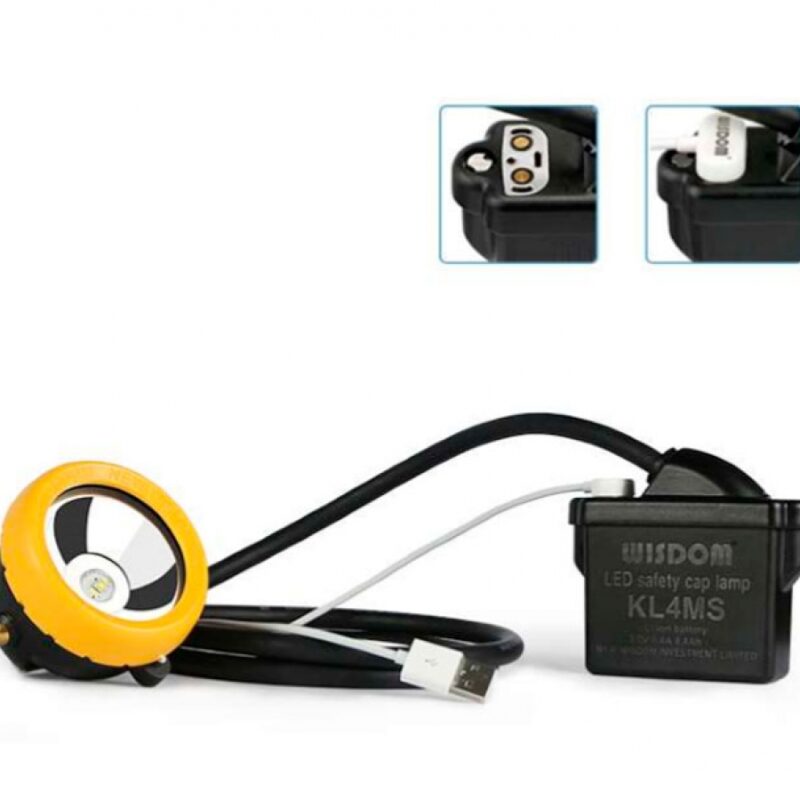 LAMPARA MINERA DE CORDÓN KL4MS