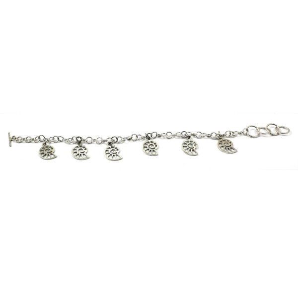 PULSERA AMONITAS CALADAS COLGANTES - Image 2