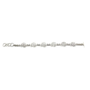 PULSERA AMONITAS  CALADAS ENGARZADAS